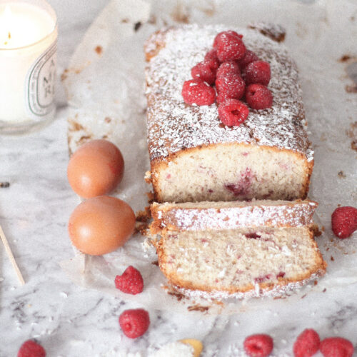 Raspberry and Coconut Loaf