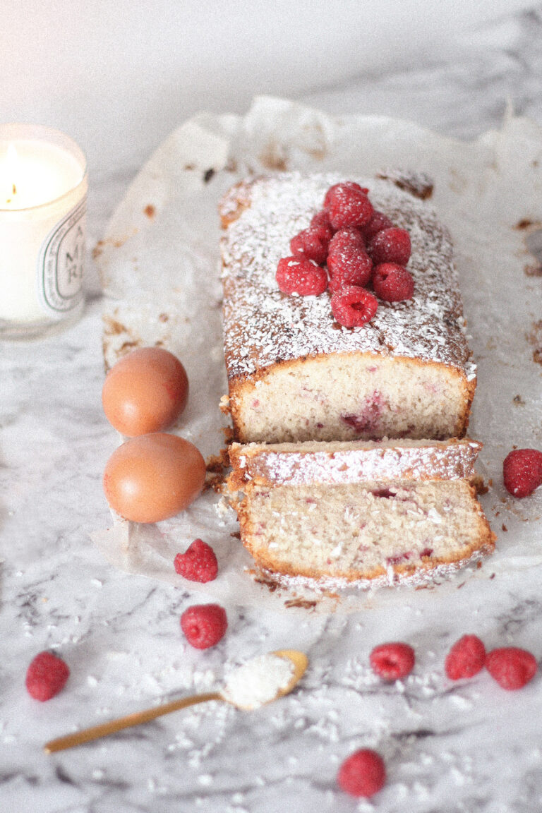 Raspberry and Coconut Loaf